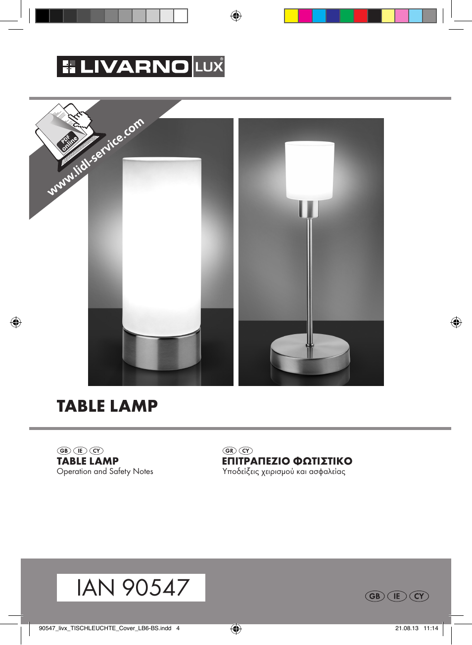 Livarno Z31711..-BS User Manual | 10 pages