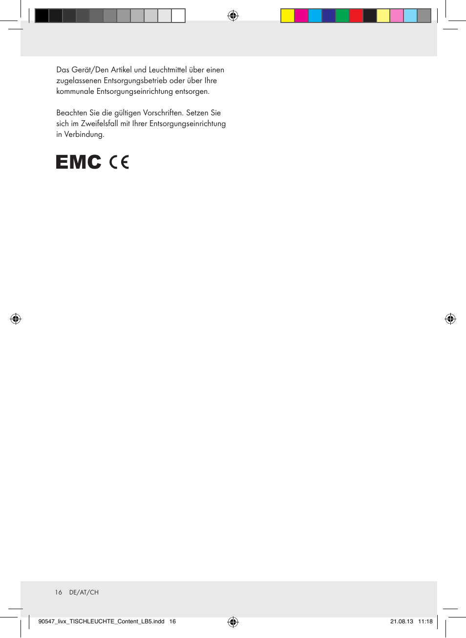 Livarno Z31711..-BS User Manual | Page 16 / 17