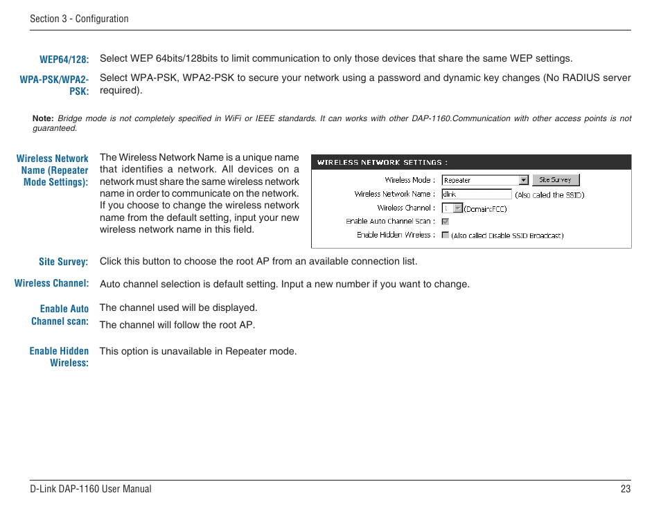 D-Link DAP-1160 User Manual | Page 23 / 59