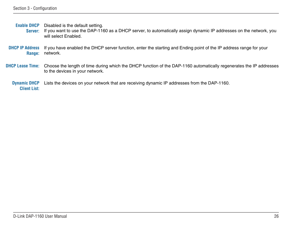 D-Link DAP-1160 User Manual | Page 26 / 59