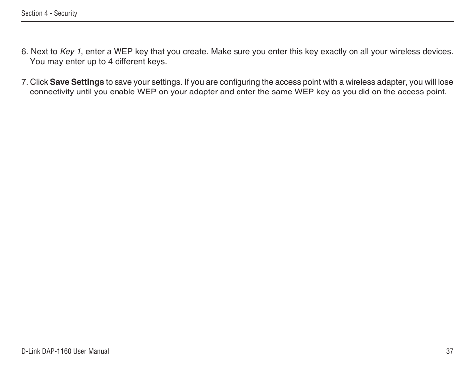 D-Link DAP-1160 User Manual | Page 37 / 59