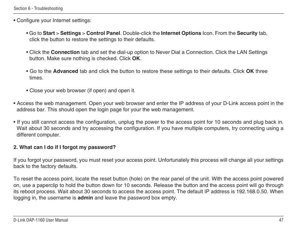 D-Link DAP-1160 User Manual | Page 47 / 59