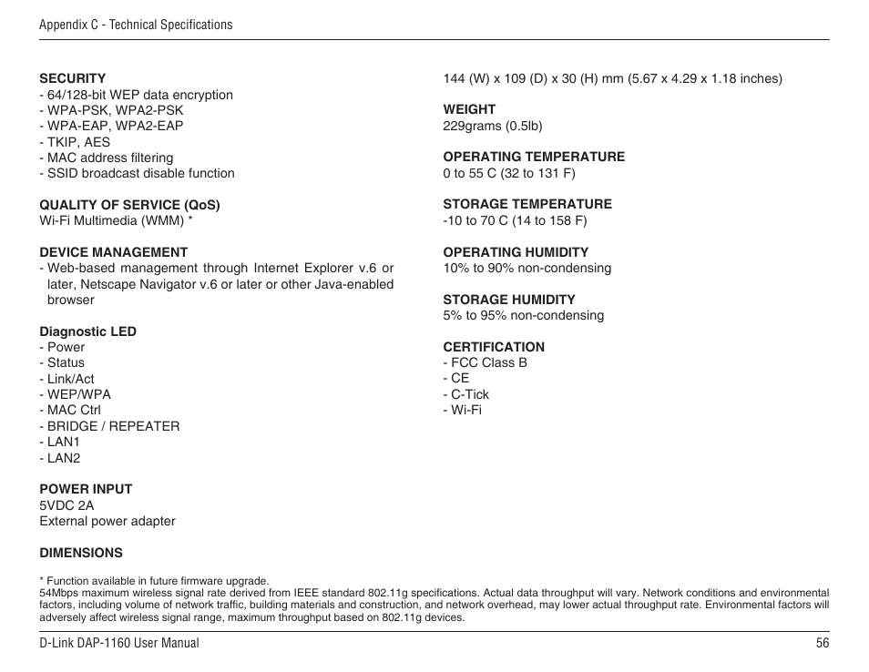 D-Link DAP-1160 User Manual | Page 56 / 59