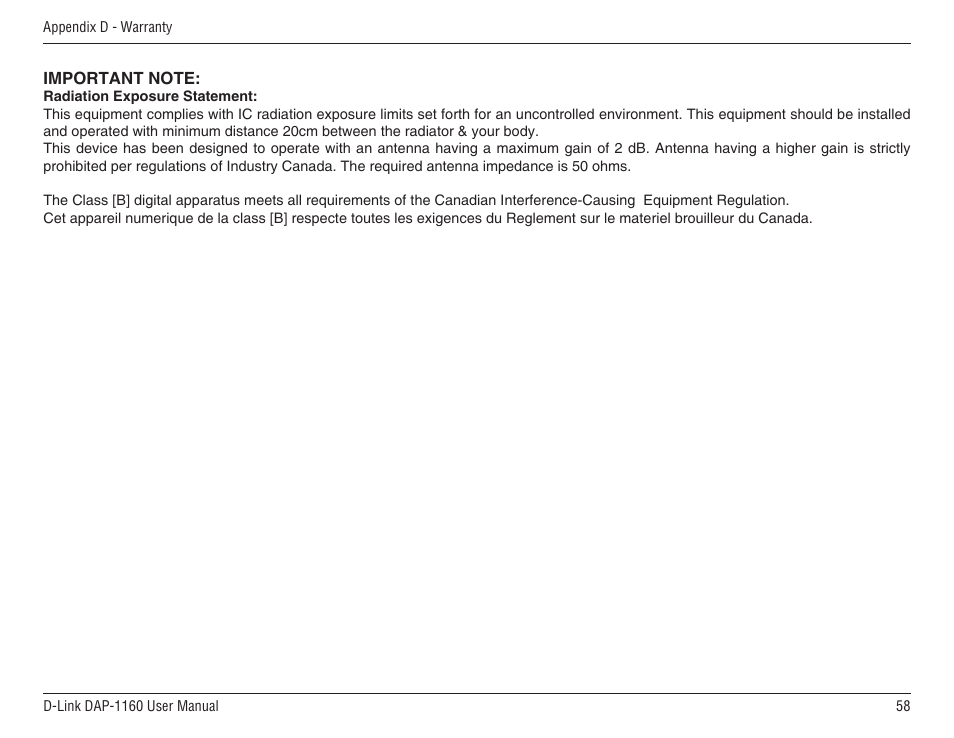 D-Link DAP-1160 User Manual | Page 58 / 59
