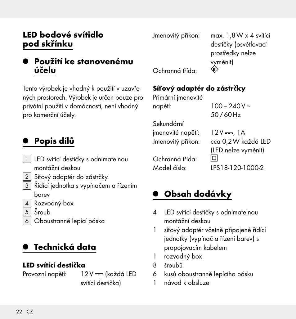 Livarno Z31357 User Manual | Page 22 / 34