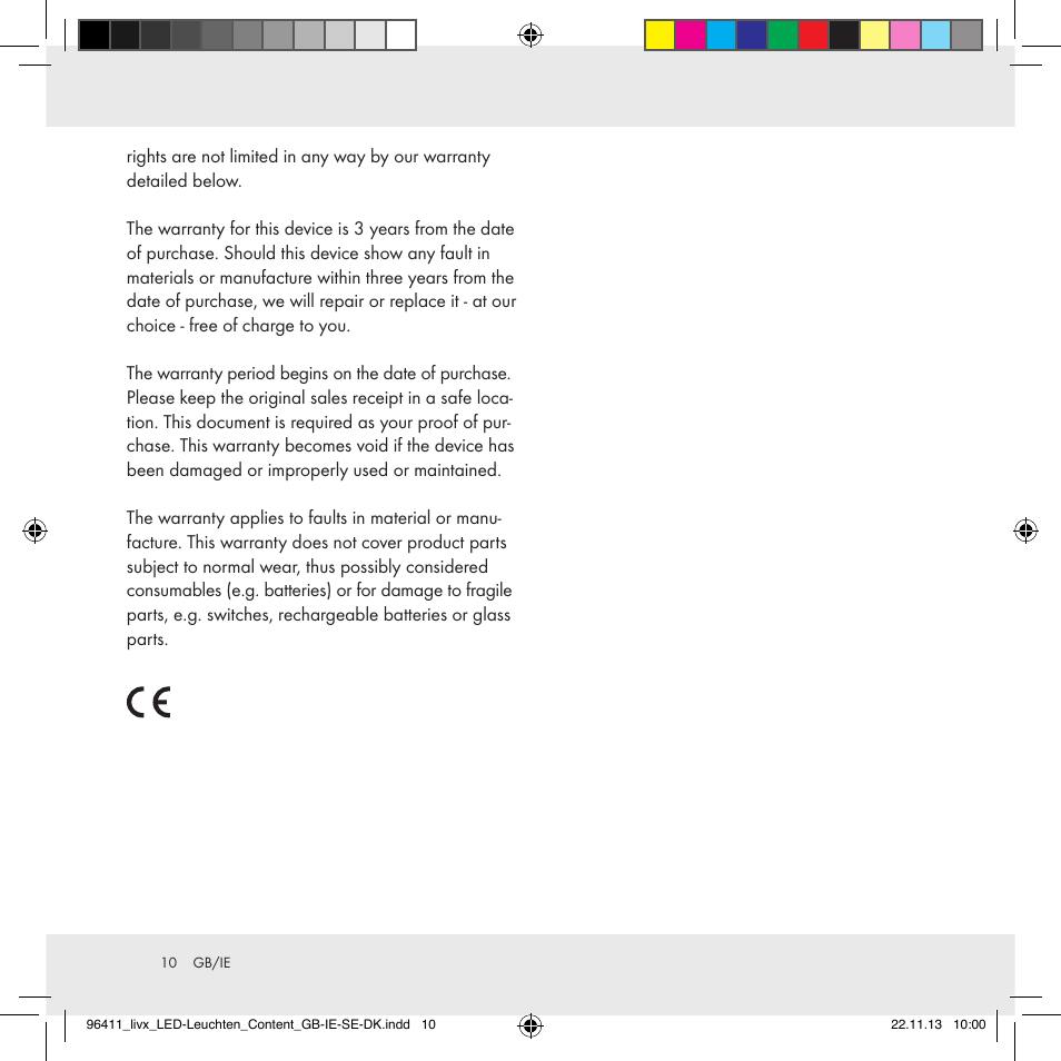 Livarno Z31124A/Z31124B User Manual | Page 10 / 47