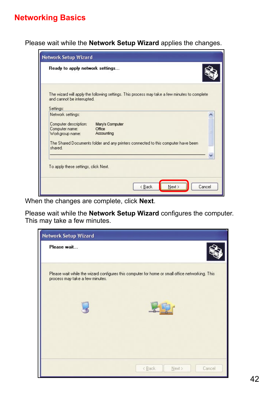 Networking basics | D-Link AirPlus DI-524 User Manual | Page 42 / 95
