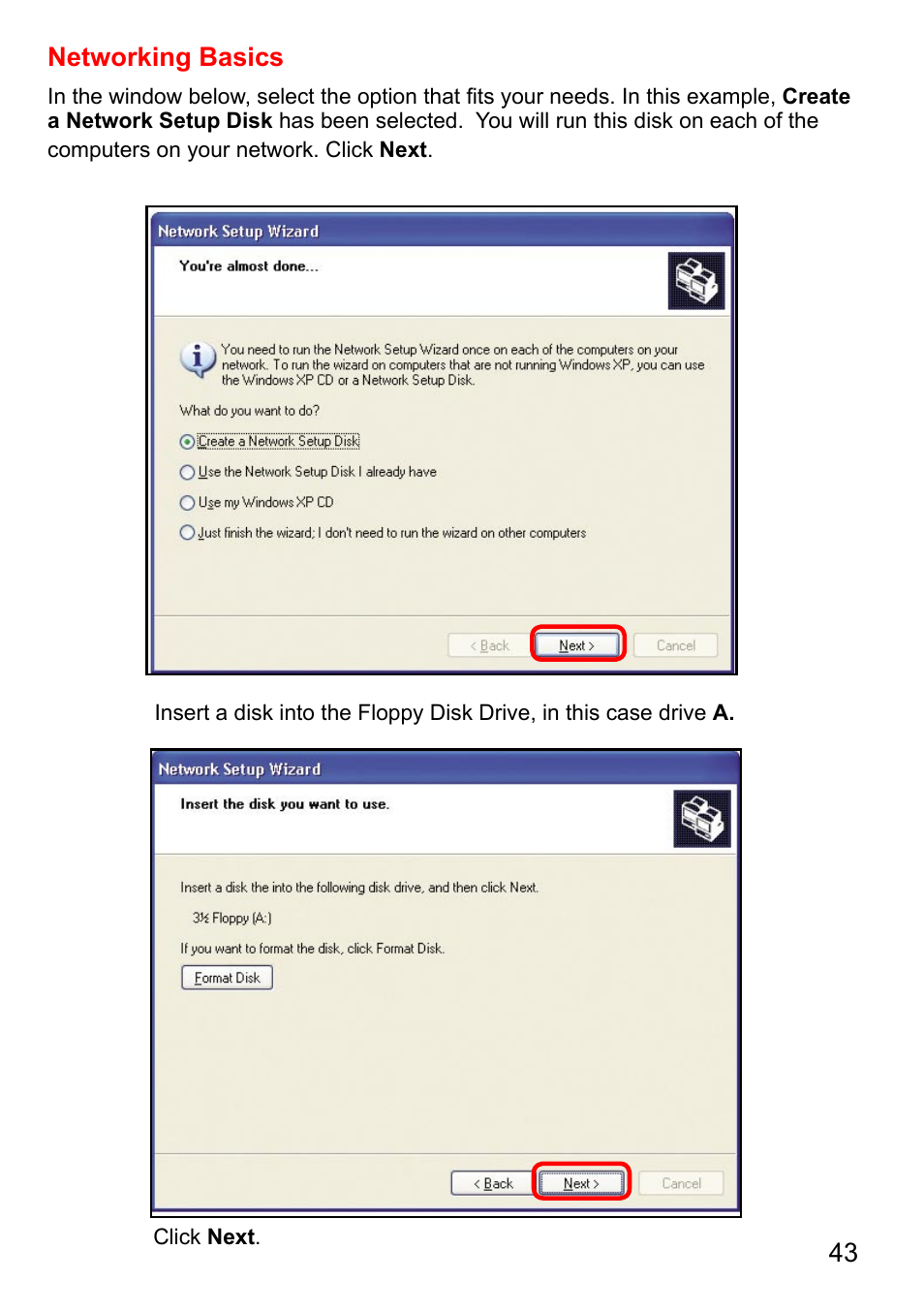 43 networking basics | D-Link AirPlus DI-524 User Manual | Page 43 / 95
