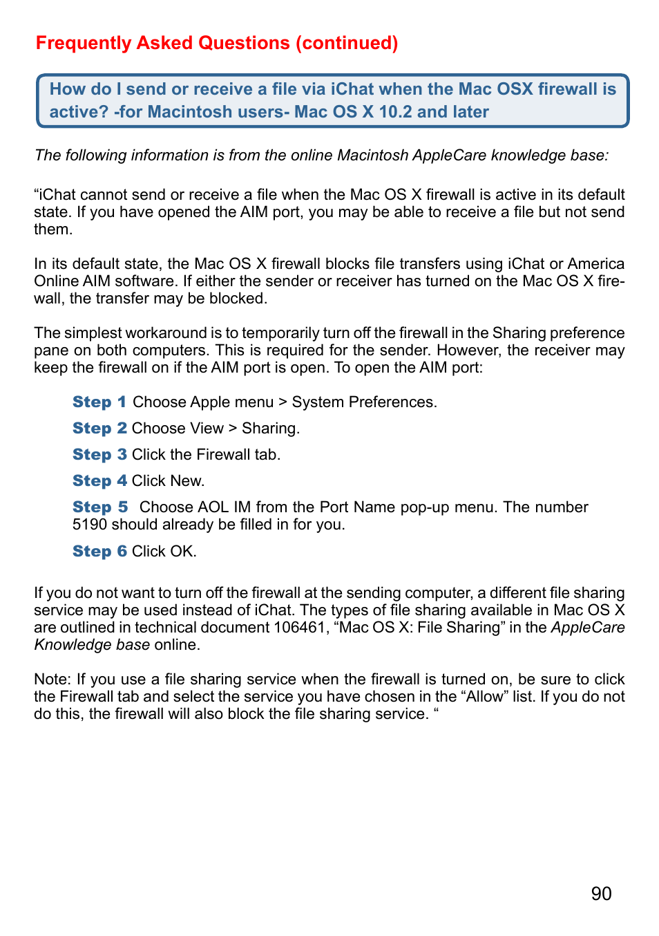 90 frequently asked questions (continued) | D-Link AirPlus DI-524 User Manual | Page 90 / 95