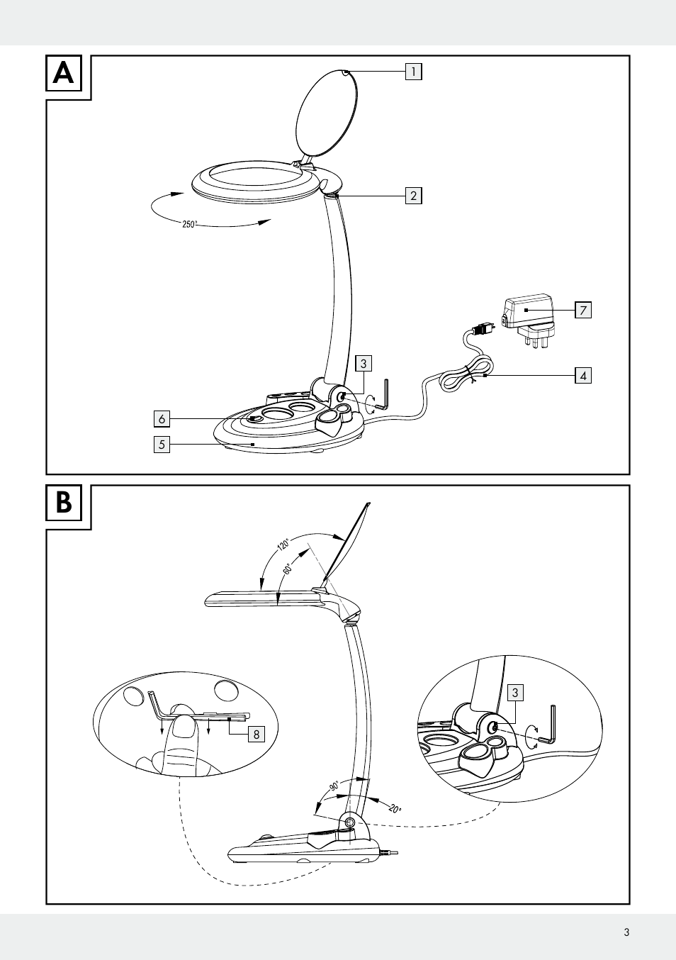 Livarno WGLD-0712BCV User Manual | Page 3 / 7