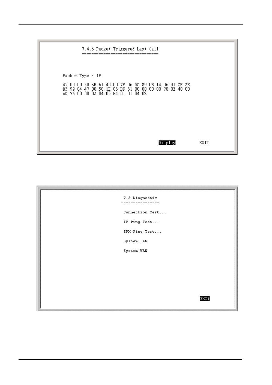 Diagnostic, Connection test | D-Link DI-1162M User Manual | Page 107 / 140