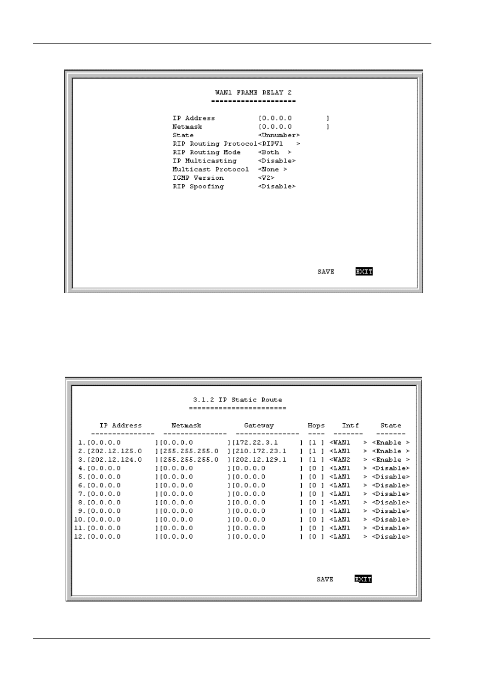 Ip static route | D-Link DI-1162M User Manual | Page 33 / 140