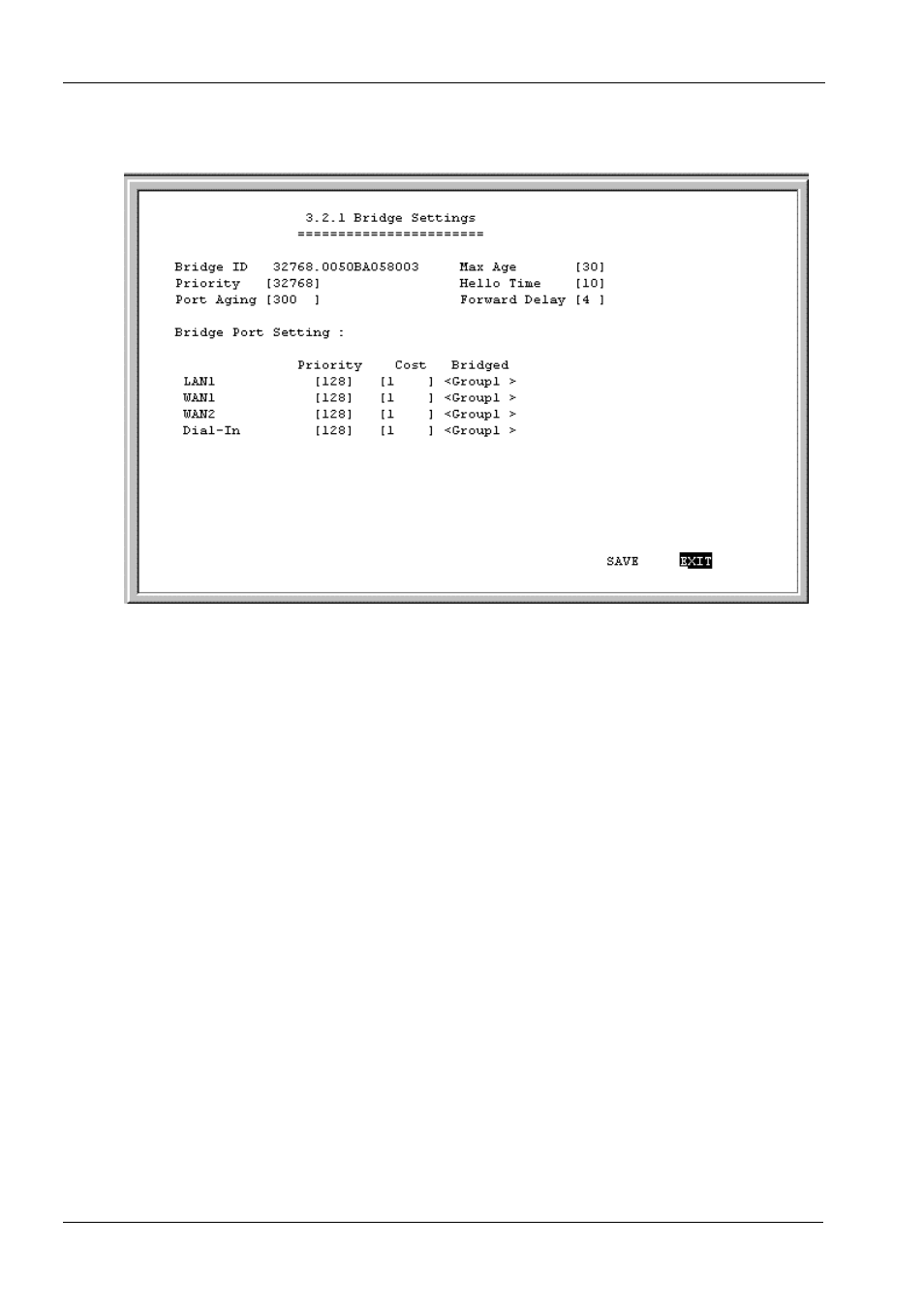 Bridge settings | D-Link DI-1162M User Manual | Page 41 / 140