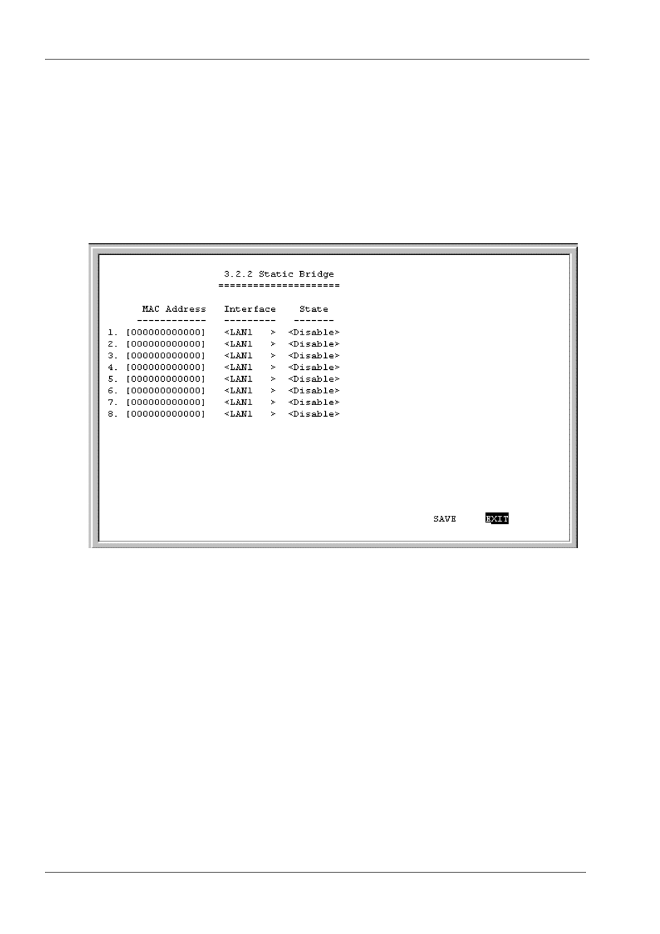Static bridge, Ipx configuration | D-Link DI-1162M User Manual | Page 42 / 140