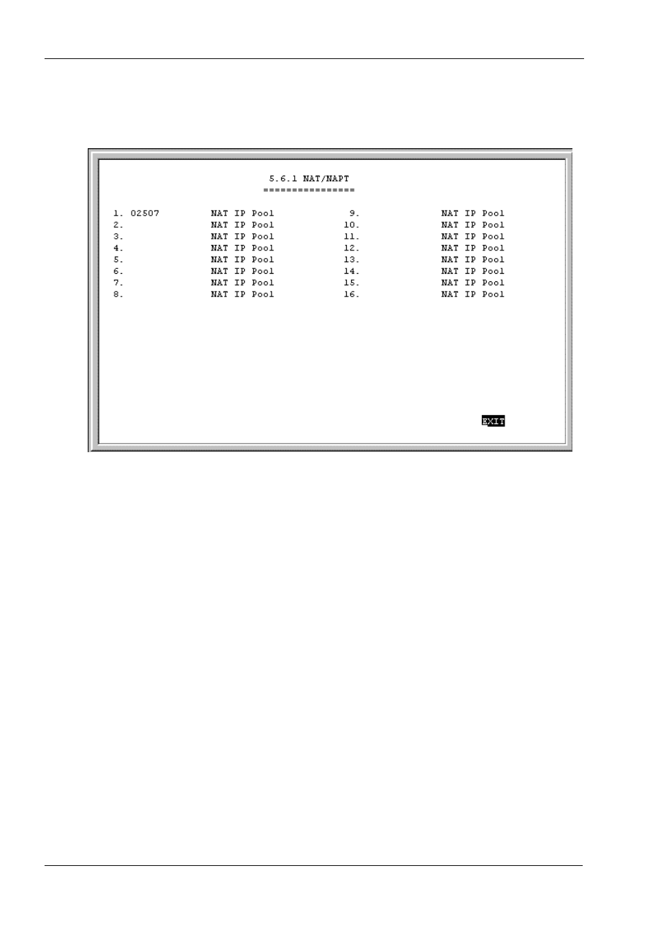 Configure nat/napt, Name field configuration screen | D-Link DI-1162M User Manual | Page 81 / 140