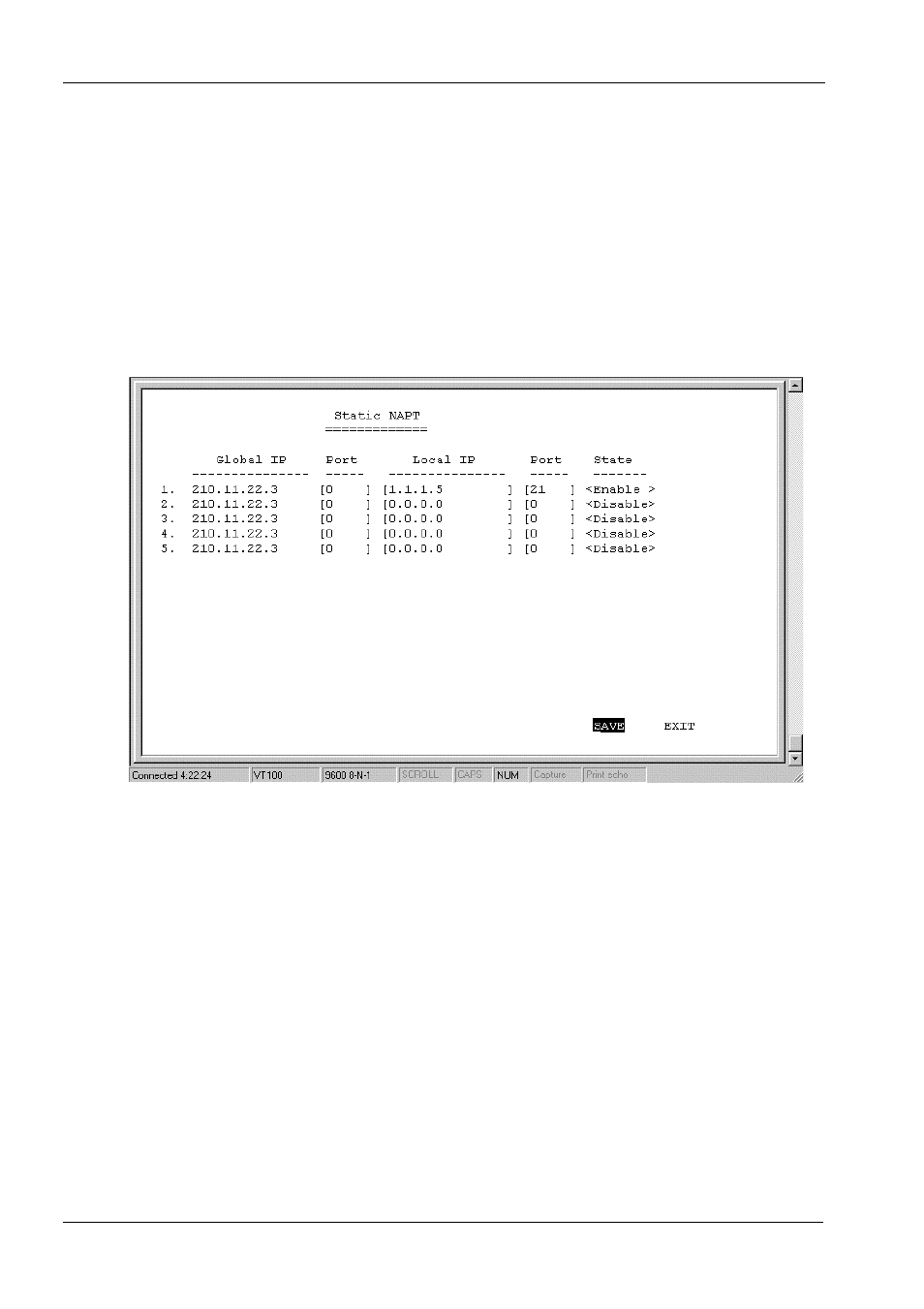 Static napt, Napt for special aps | D-Link DI-1162M User Manual | Page 85 / 140