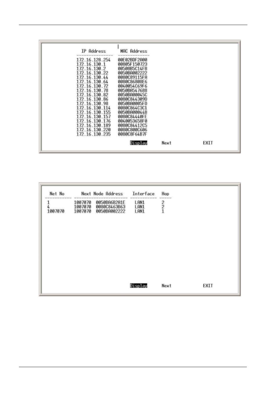 Ipx routing table | D-Link DI-1162M User Manual | Page 99 / 140