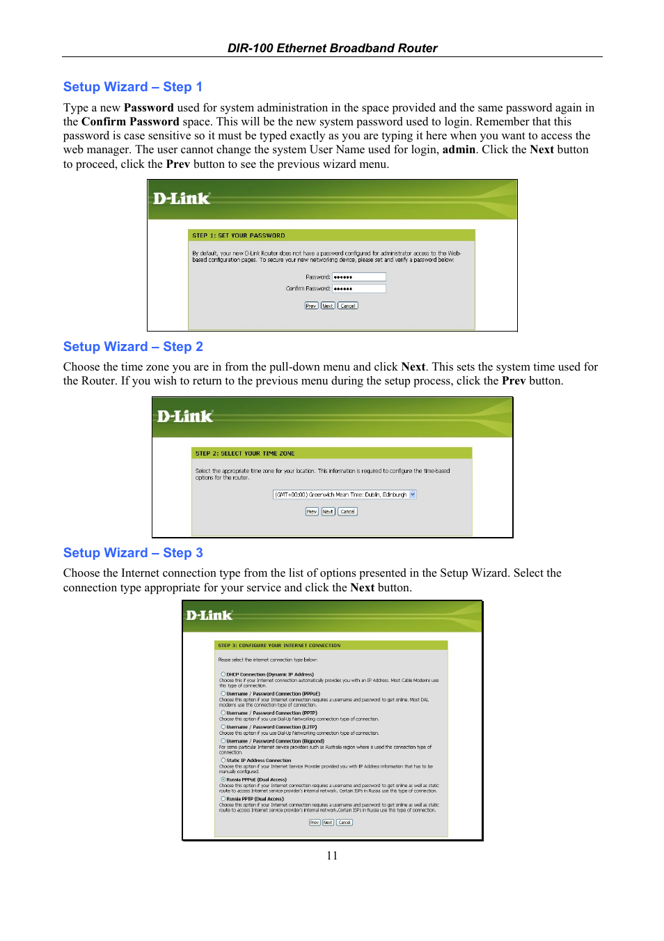 D-Link DIR-100 User Manual | Page 17 / 70