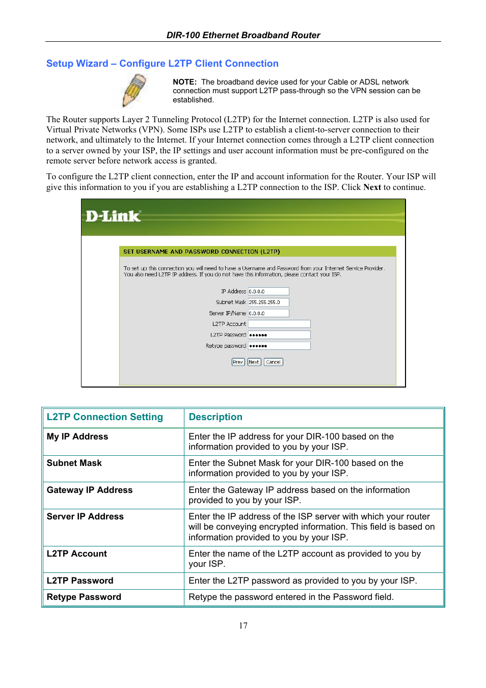 D-Link DIR-100 User Manual | Page 23 / 70