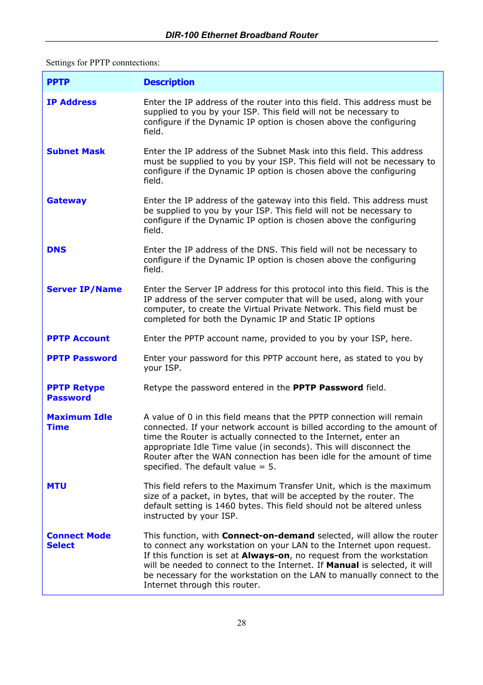 D-Link DIR-100 User Manual | Page 34 / 70