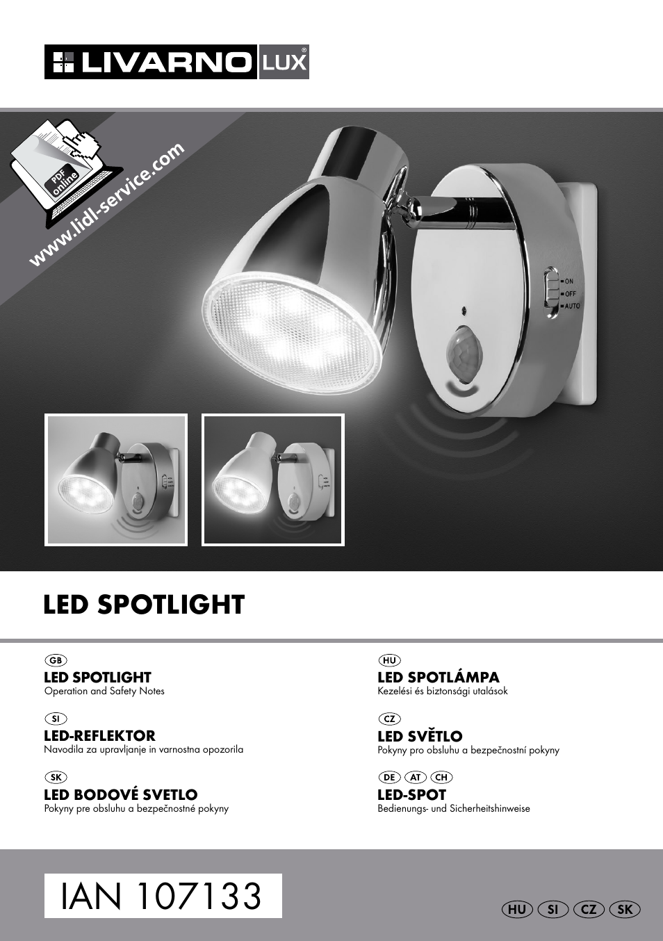 Livarno 14100204L /14100206L / 14100208L User Manual | 29 pages