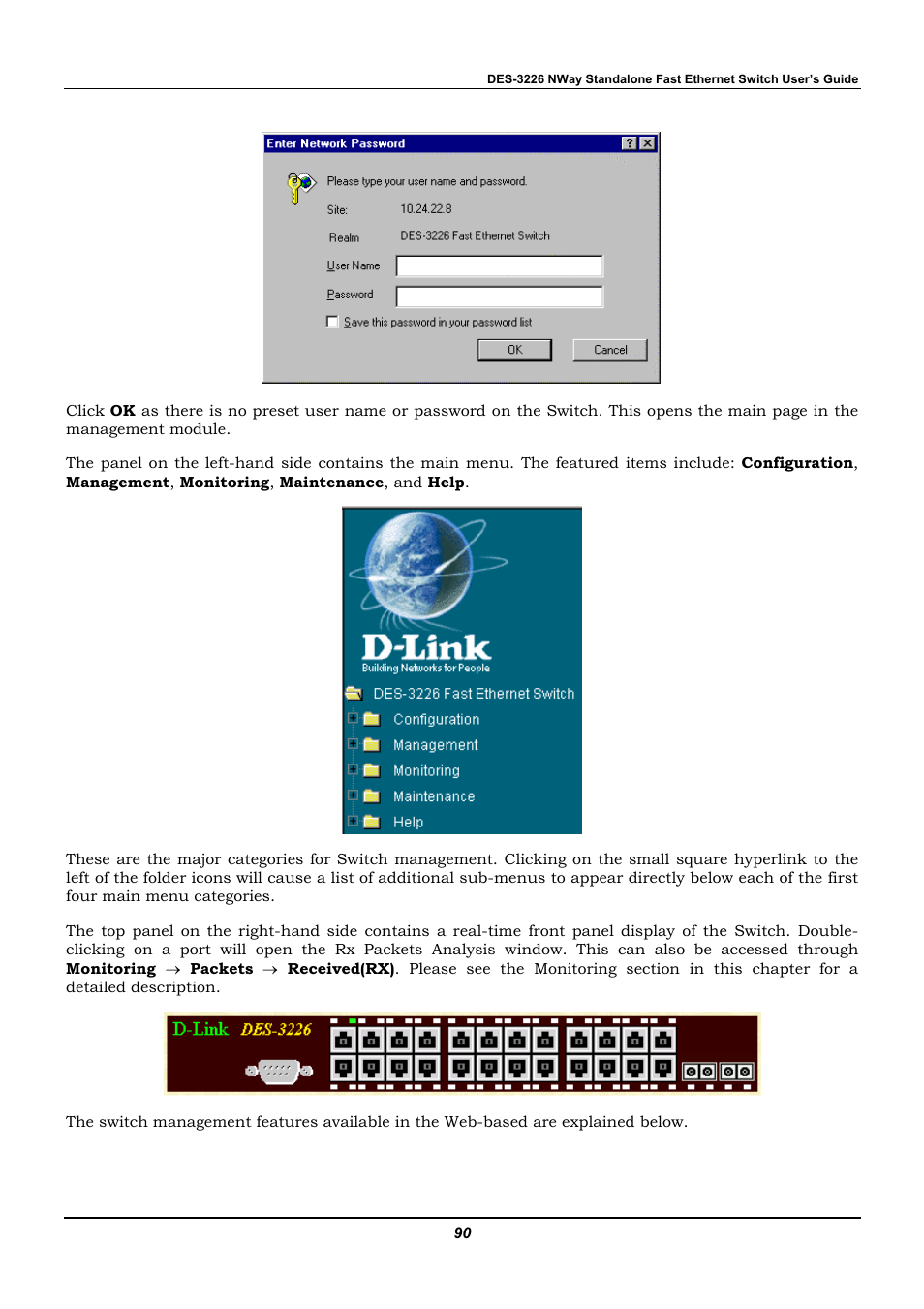 D-Link DES-3226 User Manual | Page 100 / 179