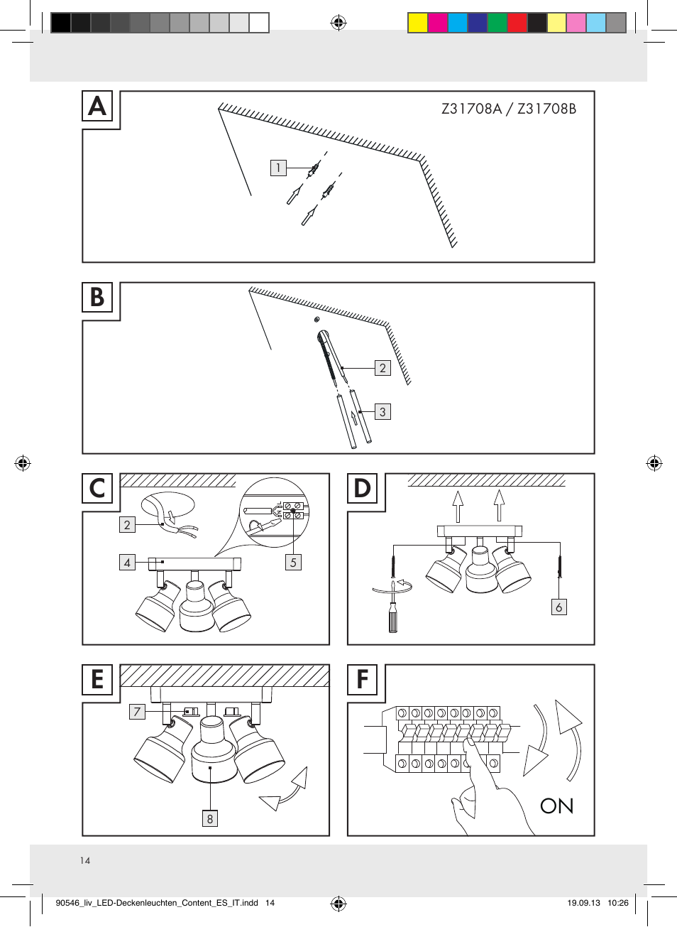 Livarno Z31708A/Z31708B/ Z31708C/Z31708D User Manual | Page 14 / 16