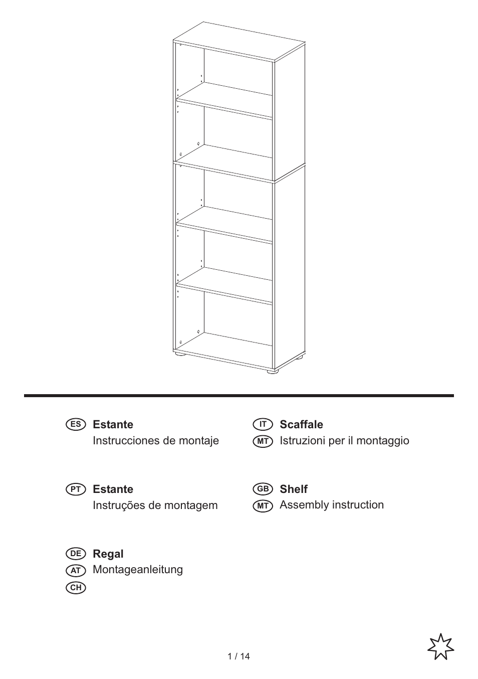 Livarno SHELVING UNIT User Manual | 14 pages