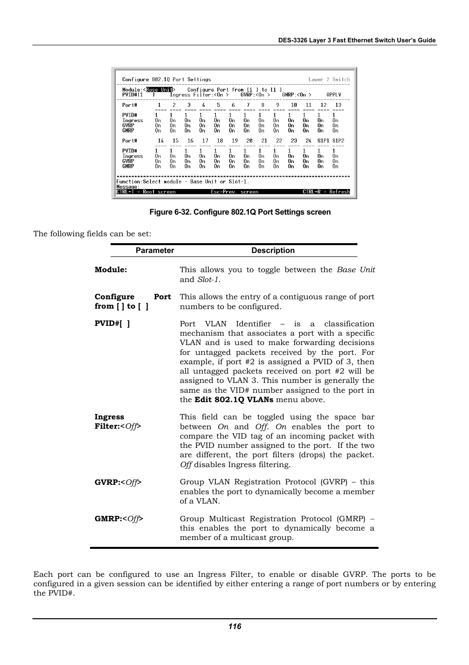 D-Link DES-3326 User Manual | Page 116 / 285