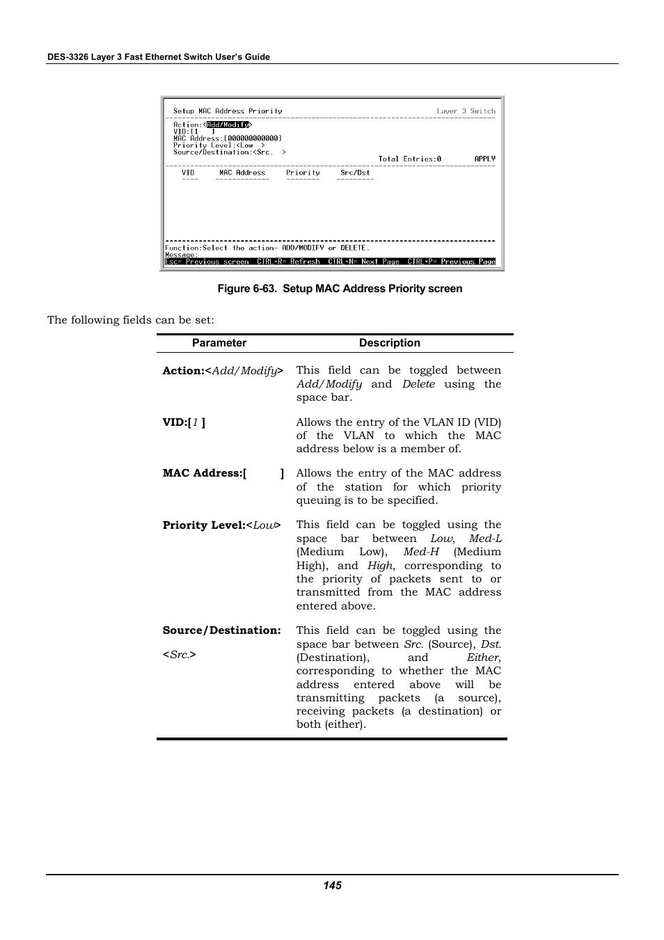 D-Link DES-3326 User Manual | Page 145 / 285