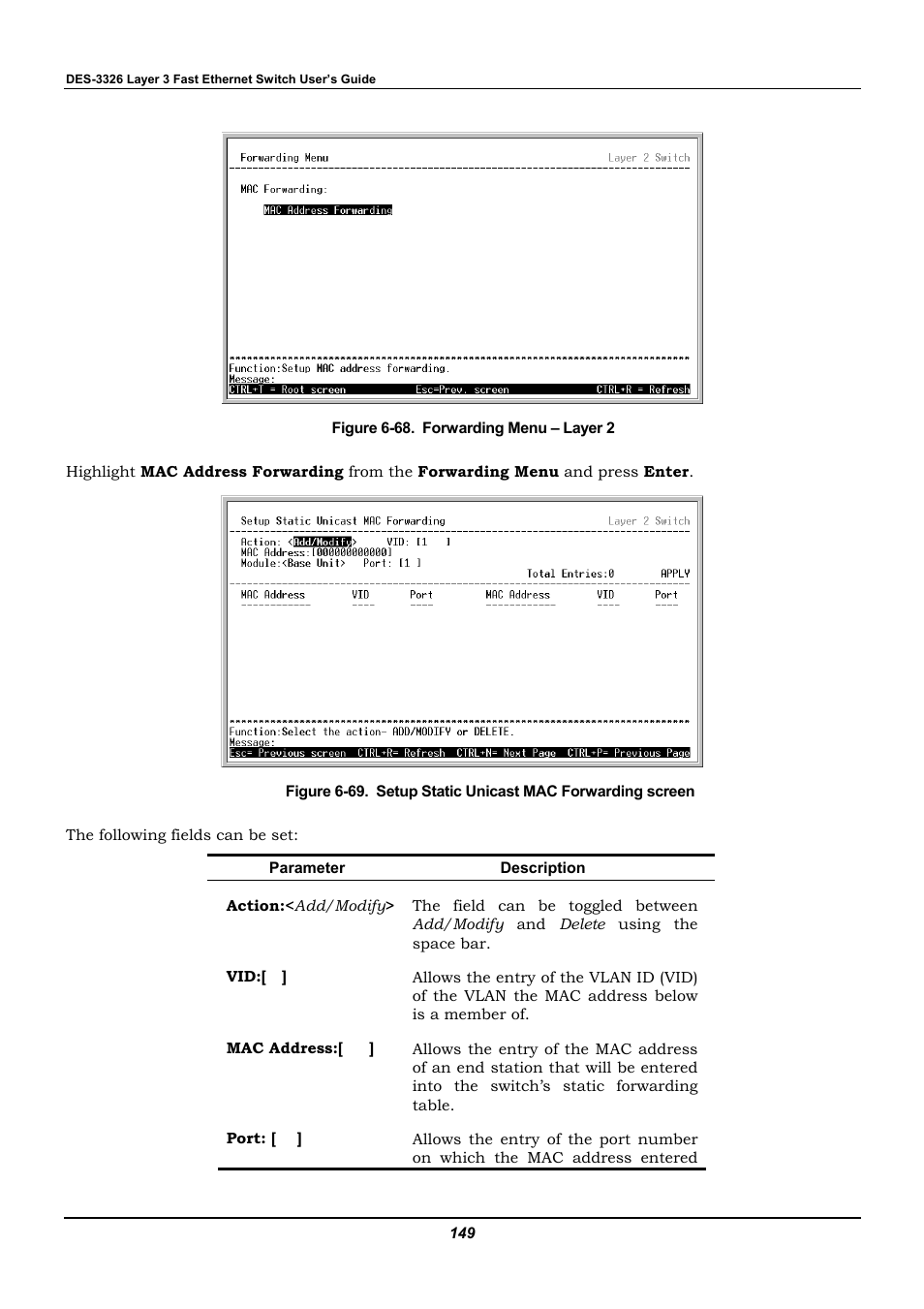 D-Link DES-3326 User Manual | Page 149 / 285