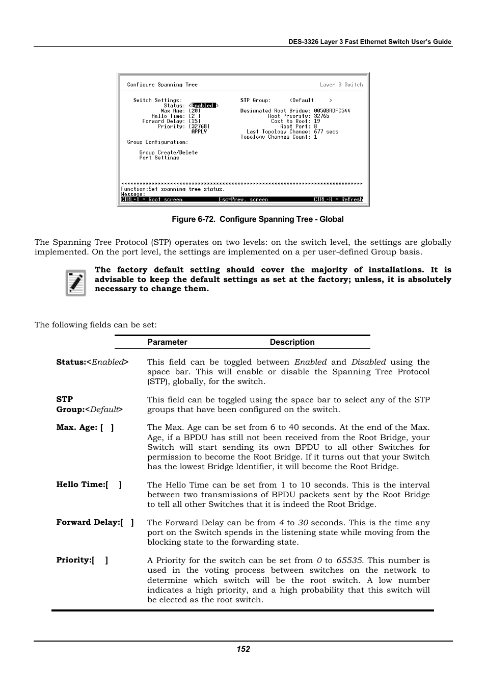 D-Link DES-3326 User Manual | Page 152 / 285