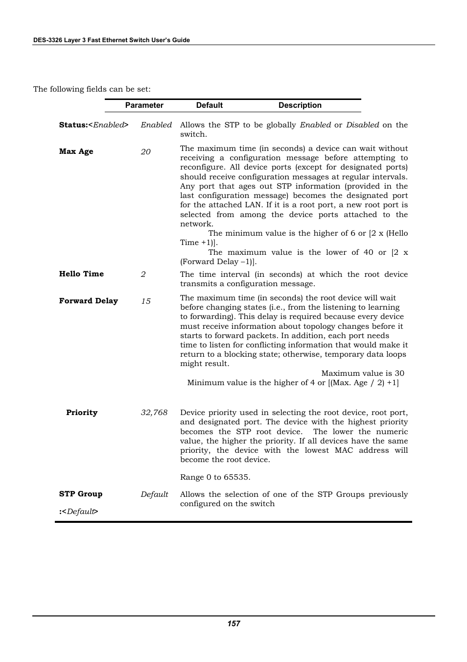 D-Link DES-3326 User Manual | Page 157 / 285