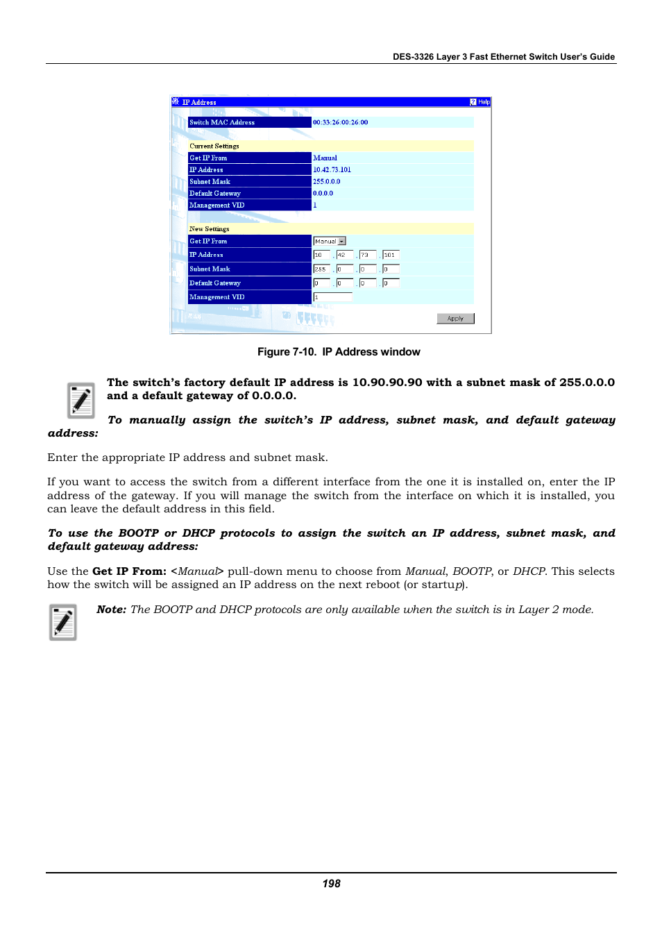D-Link DES-3326 User Manual | Page 198 / 285