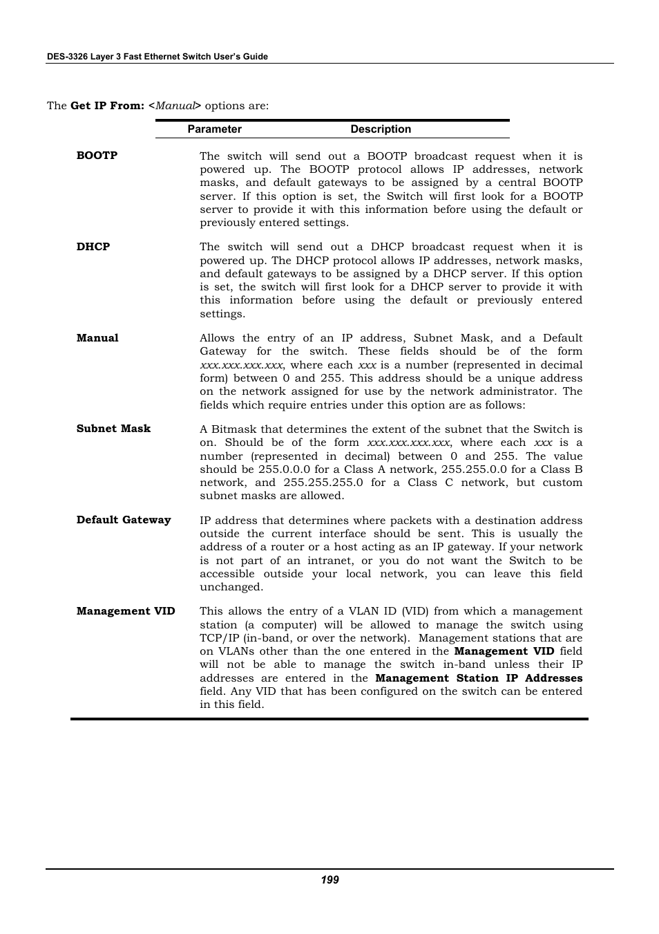 D-Link DES-3326 User Manual | Page 199 / 285