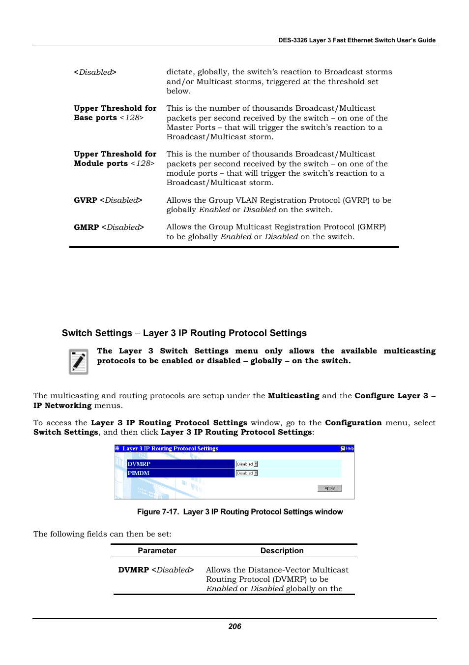 D-Link DES-3326 User Manual | Page 206 / 285