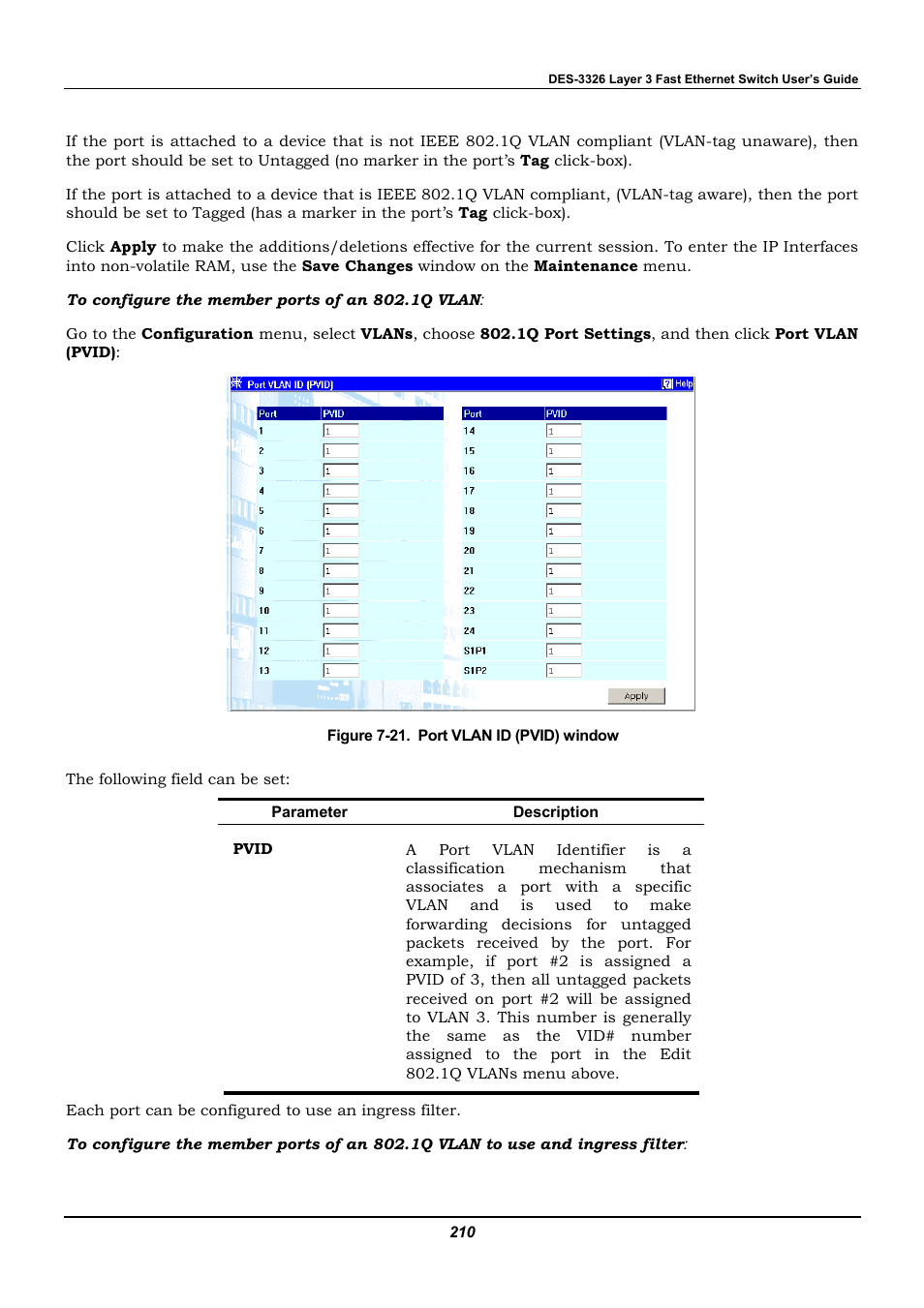 D-Link DES-3326 User Manual | Page 210 / 285