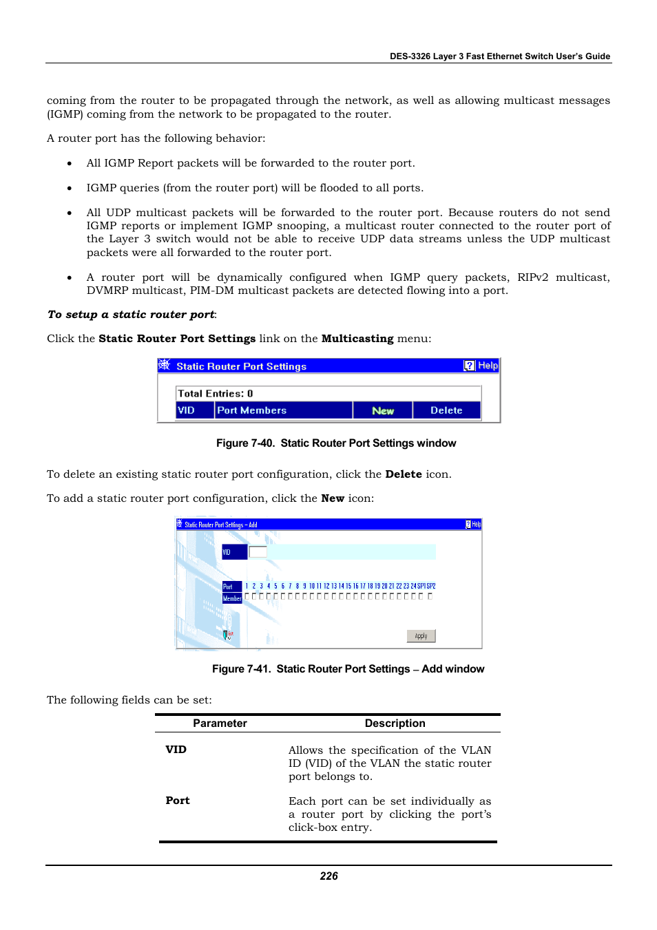 D-Link DES-3326 User Manual | Page 226 / 285