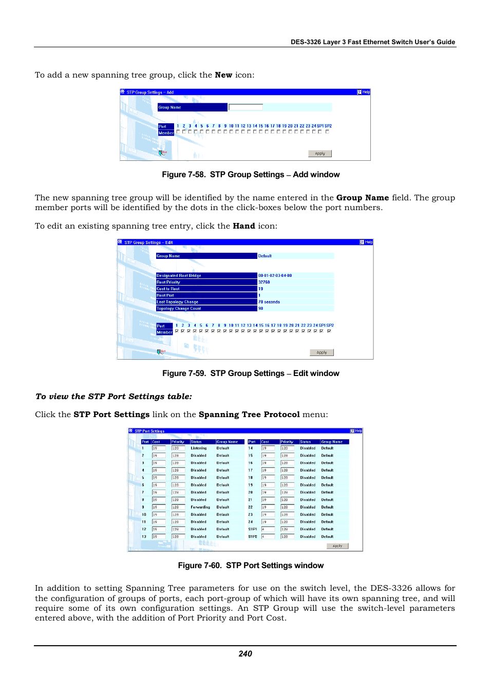 D-Link DES-3326 User Manual | Page 240 / 285