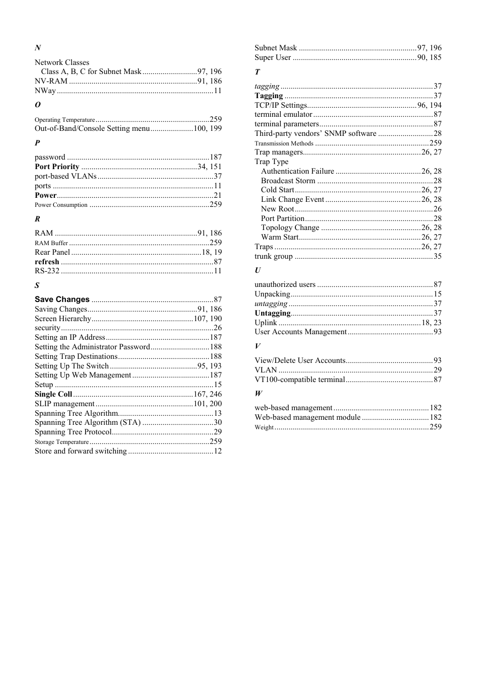 D-Link DES-3326 User Manual | Page 281 / 285