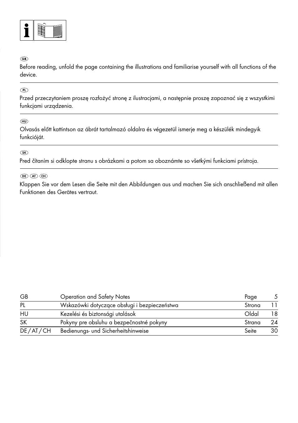 Livarno 54317 User Manual | Page 2 / 37