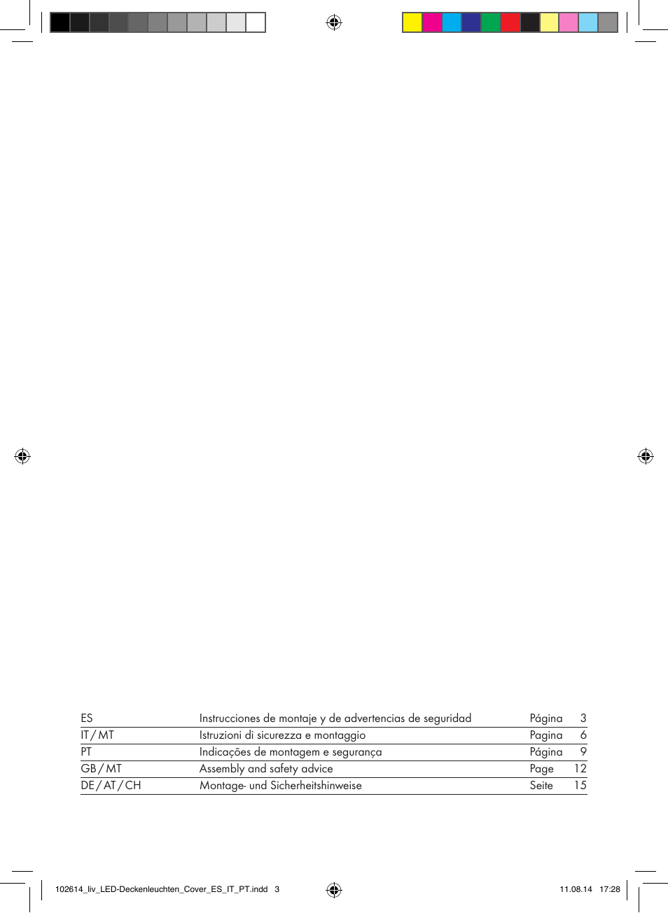 Livarno Z31708A/Z31708B/ Z31708C/Z31708D User Manual | Page 2 / 21