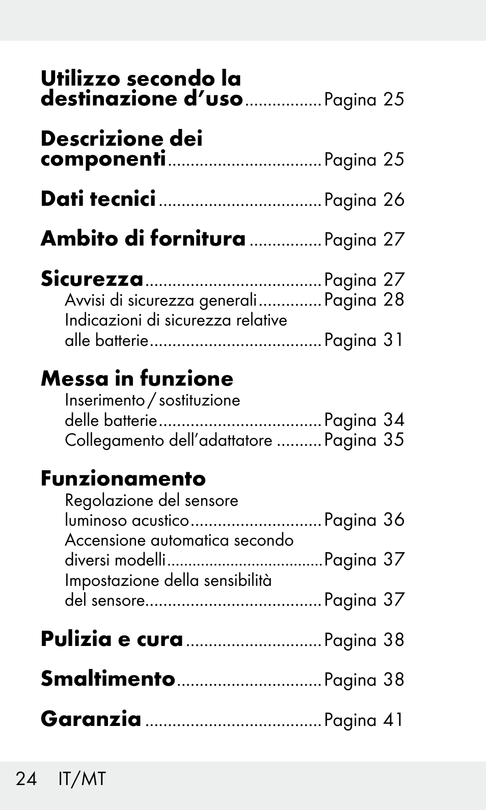 Livarno Z31603/Z30425B User Manual | Page 24 / 97