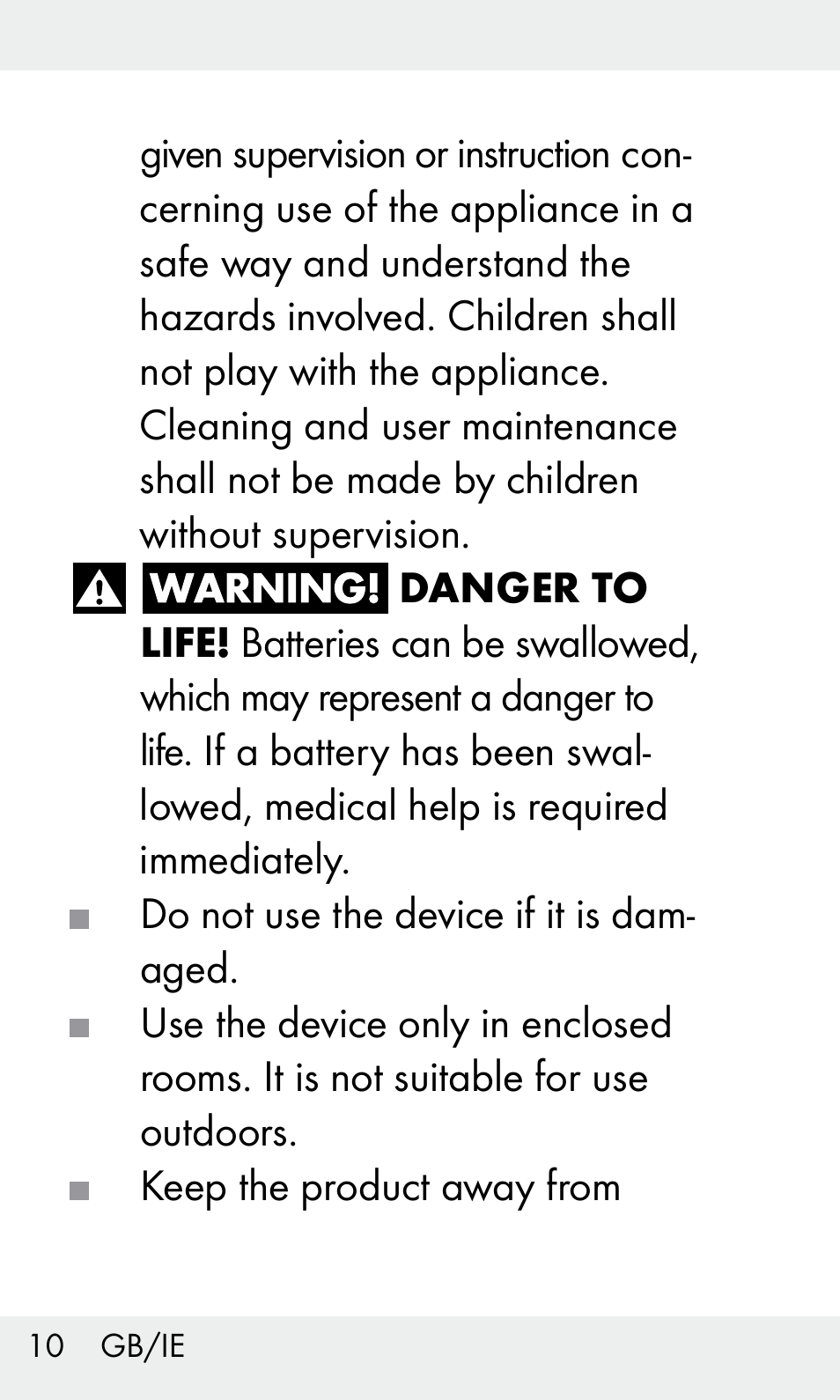 Livarno Z31603/Z30425B User Manual | Page 10 / 127