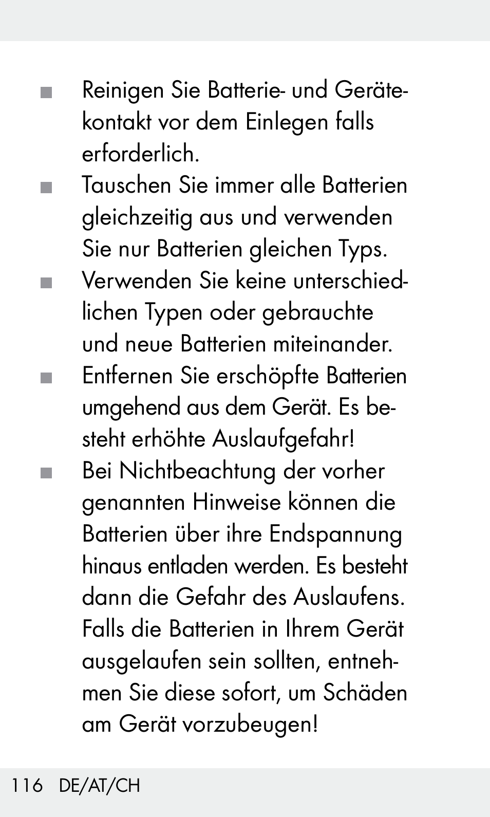 Livarno Z31603/Z30425B User Manual | Page 116 / 127