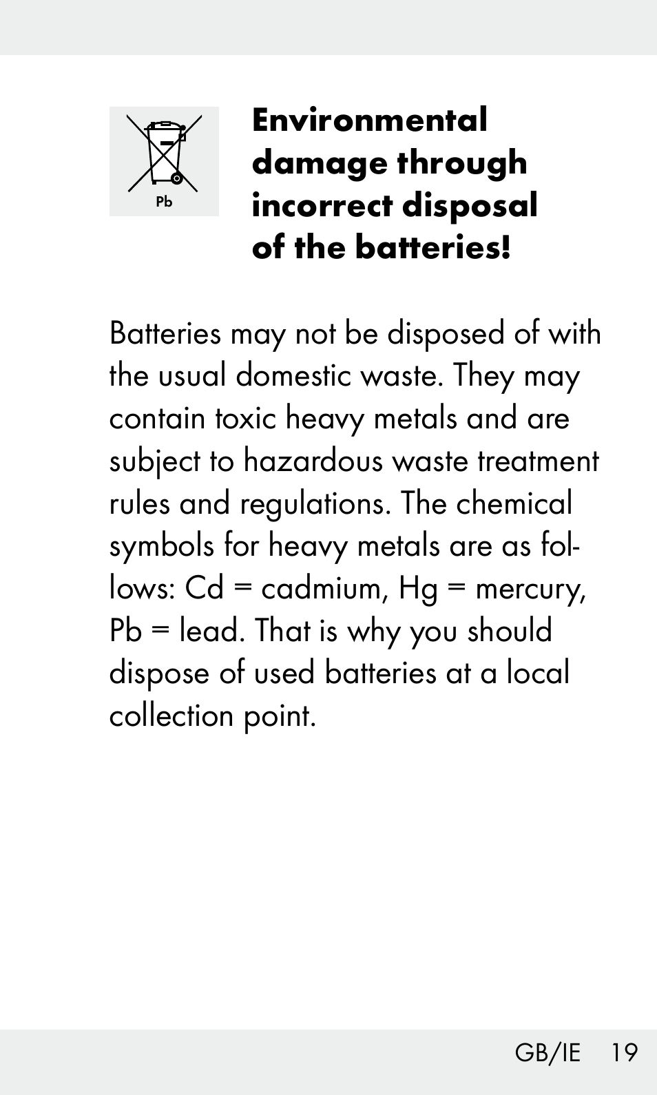 Livarno Z31603/Z30425B User Manual | Page 19 / 127