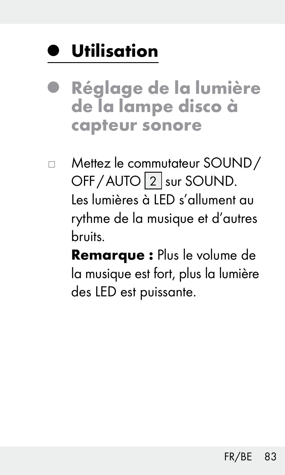 Utilisation | Livarno Z31603/Z30425B User Manual | Page 83 / 127