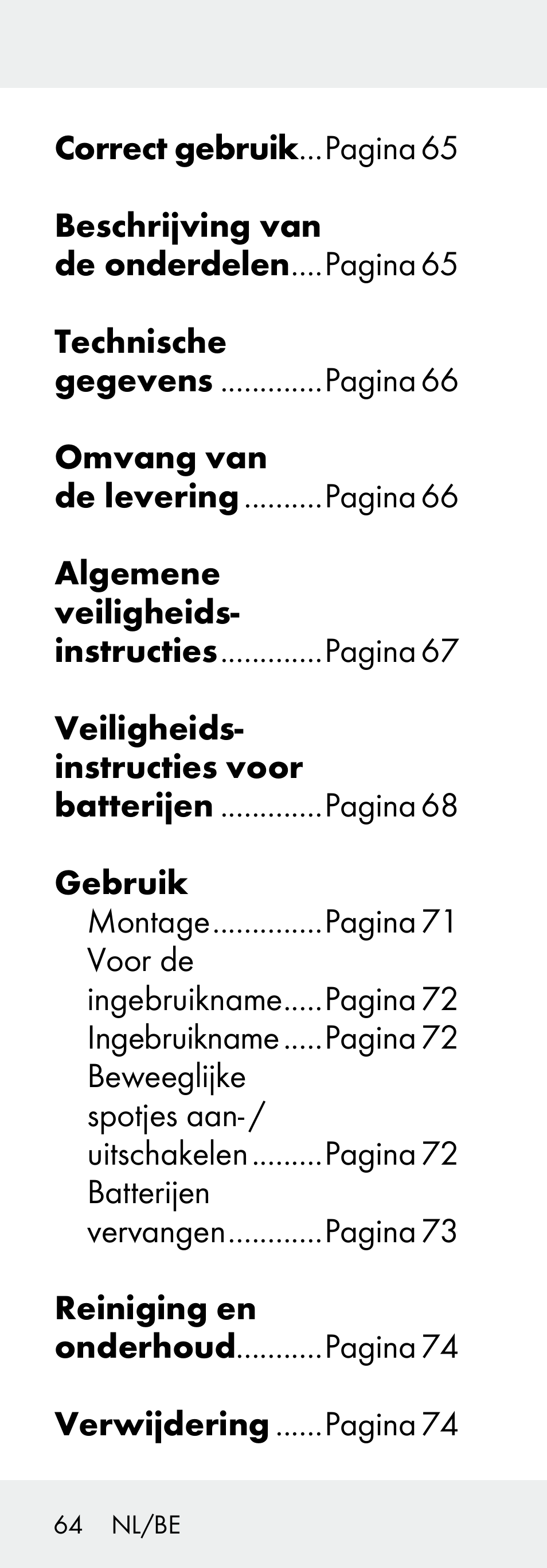 Livarno Z31730A/Z31730B User Manual | Page 64 / 90