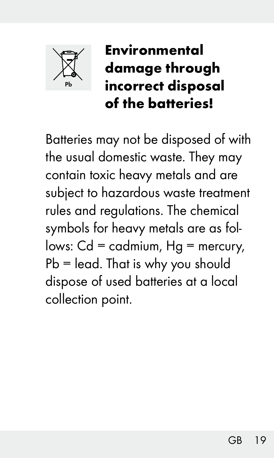 Livarno Z31603/Z30425B User Manual | Page 19 / 128