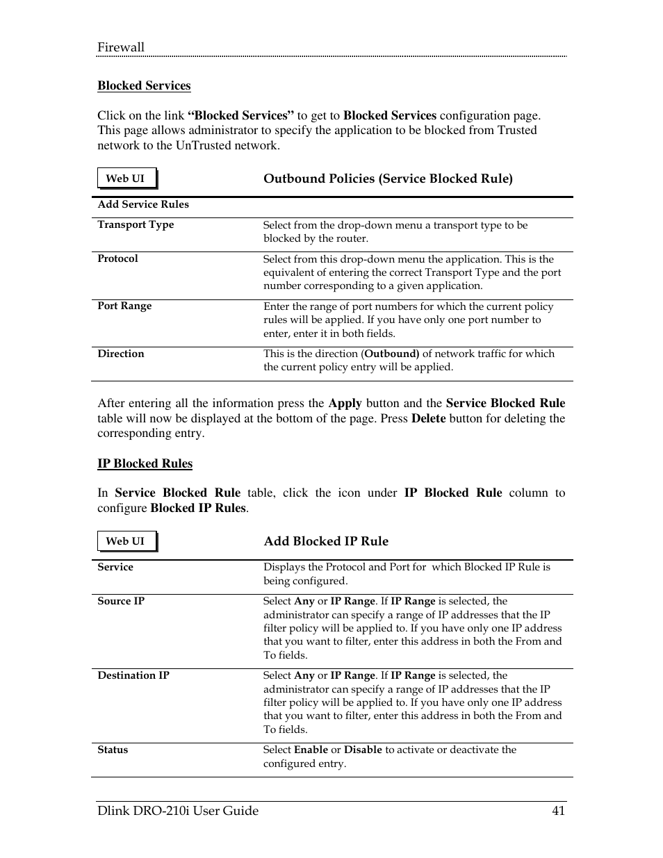 D-Link DRO-210i User Manual | Page 41 / 78